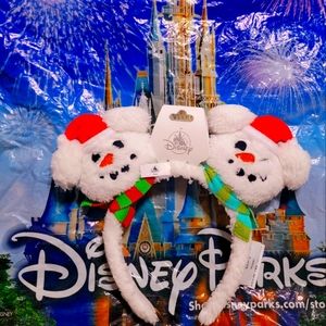 Disney snowman mickey holiday ear headband